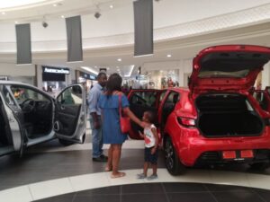 Boulders Mall Clients Amazed at the Renault Clio